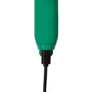 Je Joue Amour Heart-Shaped Fluttering Bullet Vibrator Emerald Green charging connection close-up image