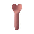Je Joue Amour Heart-Shaped Fluttering Tip Bullet Vibrator Pale Rosette in a delicate pink design.