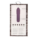 Je Joue Duet Multi-Surfaced Bullet Vibrator Purple packaging with features and instructions.