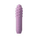 Je Joue Duet Multi-Surfaced Bullet Vibrator Lilac with textured surface for versatile sensations.