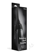 Nexus Automatic Rotating Rechargeable Anal Douche Black packaging displaying the advanced rotating anal douche design.