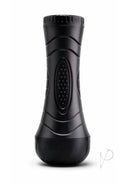 Zolo Stroke Off Deep Throat BJ Stroker Vanilla Black design with textured sleeve for realistic feel.