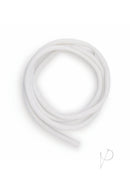 AquaClean Aqua Pouch Enema Cleaning Set Blue flexible tube coiled on a white background.