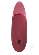Womanizer Next Sensual Collection Air Clitoral Stimulator Red - Elegant design with touchless clitoral stimulation feature.