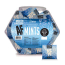 Mouth Watering AF Mints 100 Piece Fishbowl Display with eye-catching packaging and mints inside.