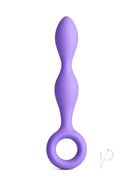 INYA Slim Silicone Anal Plug Purple, tapered silicone plug for comfortable anal play, perfect for beginners in vibrant purple.