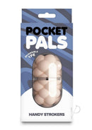 Pocket Pals Stroker Bubbles Vanilla product packaging featuring reversible TPE design and bubble texture.