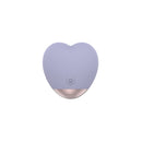 Sublime Wild At Heart Silicone Heart Shaped Vibe Lilac, compact clitoral stimulator in soft lilac color.