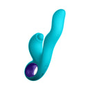 FemmeFunn Klio Triple Action Thumping Rabbit Vibrator Turquoise for powerful triple-action stimulation.
