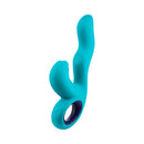 FemmeFunn Klio Triple Action Thumping Rabbit Vibrator Turquoise designed for powerful stimulation and comfort.