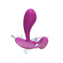 Love To Love Witty Silicone P & G Vibrator Sweet Orchid surrounded by water, showcasing its elegant design.