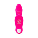Together Internal Kiss Remote Control Vibe Pink, a dual-stimulation vibrator for enhanced pleasure.