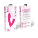 Together Internal Kiss Remote Control Vibe Pink product packaging with features highlighted for enhanced pleasure.
