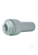 Kiiroo Feelstar Argenta Kiros Stroker Silver showcasing its realistic design and stimulating internal texture.