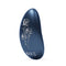 LELO NEA 3 Mini Silicone Vibrator Alien Blue featuring elegant floral design on smooth surface.
