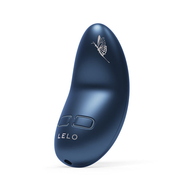 LELO NEA 3 Mini Silicone Vibrator Alien Blue, a petite and powerful personal massager in elegant design.