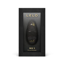 Lelo NEA 3 Rechargeable Mini Silicone Vibrator Black in sleek packaging with floral design and controls.