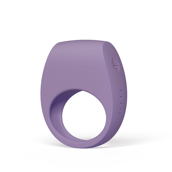 LELO TOR 3 Vibrating Cockring Violet Dust, smooth silicone design for enhanced pleasure and comfort.