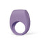 LELO TOR 3 Vibrating Cockring Violet Dust, smooth silicone design for enhanced pleasure and comfort.
