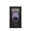 LELO TOR 3 Vibrating Cockring Violet Dust packaging showcasing its sleek design and color.