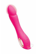 Bodywand G-Play Inflatable Squirt Master Vibrator Pink with ergonomic design for precise G-spot targeting.