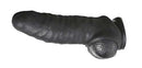 Perfect Fit Real Boy Kit Dildo and Sheath Dark - realistic design with firm core and soft outer skin.