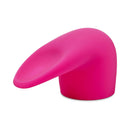 Le Wand Flick Flexible Silicone Attachment in vibrant pink, designed for enhanced targeted massage with Le Wand Massager.