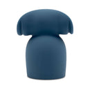 Le Wand Stroke Silicone Penis Play Attachment in blue silicone.
