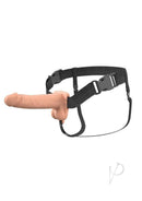 Fantasy X-Tensions Elite 7 Inch Vibrating Hollow Strap-On with adjustable straps and realistic design.