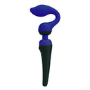 PalmPower PalmSensual 2-Piece Silicone Massager Heads Blue with flexible attachment for targeted pleasure.