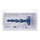 Tantus Ripple Small 8 Inch Anal Beads Dildo Firm Malachite packaging showing unique design and educational content.