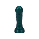 Tantus Acute 5.5 Inch Curved Dildo Medium-firm Emerald, a classic toy for vaginal and anal play with targeted stimulation.