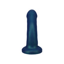 Tantus Curve 6.5 Inch Soft Silicone Dildo Malachite in a sleek design for G-spot or P-spot stimulation.