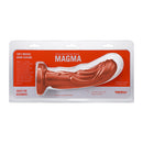 Tantus Magma 7 Inch Fantasy Dildo Medium-Firm Copper packaging showcasing the unique design and texture.