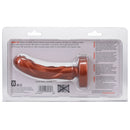 Tantus Mini Magma 5 Inch Fantasy Dildo Firm Copper packaging with product details and metallic copper finish.