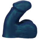 Tantus On The Go Silicone Packer Super Soft Malachite demonstrating its realistic design and vibrant color.