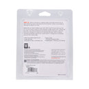 Tantus On The Go Silicone Packer Super Soft Malachite packaging back with details and care instructions.