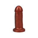 Tantus They/Them 5.5 Inch Soft Silicone Dildo Copper with a sleek copper finish, designed for pleasure and comfort.