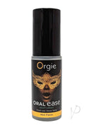 Orgie Oral Ease Deepthroat Spray Mint 0.5 Oz for enhanced oral intimacy with a cool mint flavor.