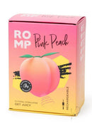 Romp Pink Peach Rechargeable Silicone Vibrator packaging showcasing the playful design and features.