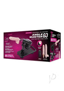 Whipsmart Angle Master Sex Machine with Remote Black packaging showcasing features and adjustable design for pleasure.