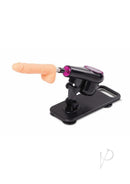 Whipsmart Angle Master Sex Machine with Remote Black with adjustable design and realistic attachment for hands-free pleasure.