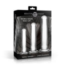 Master Series Triple Towers Dilator Set 3 Piece Clear packaging showcasing three graduated dilators.