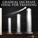 Master Series Triple Towers Dilator Set 3 Piece Clear showing three graduated sizes for progressive training.