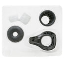 Perfect Fit Collections Premium C Rings Cock Ring Set featuring four distinct designs in packaging.