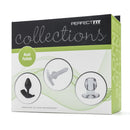 Perfect Fit Collections Anal Fetish Butt Plug Kit featuring three innovative anal toys.
