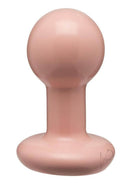 Classic Round Butt Plug Set 3 Piece Vanilla - smooth, rounded butt plug in soft vanilla color.