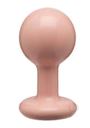 Classic Round Butt Plug Set 3 Piece Vanilla - smooth rounded butt plug in soft vanilla color