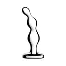 b-Vibe Stainless Steel Anal Beads showcasing sleek design and smooth finish for anal pleasure.