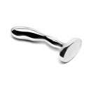 b-Vibe Stainless Steel Prostate Plug designed for luxury and intense P-spot stimulation.